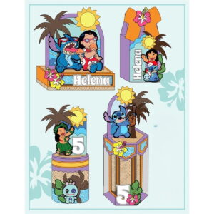 arquivo de corte lilo e stitch em studio e pdf para festa