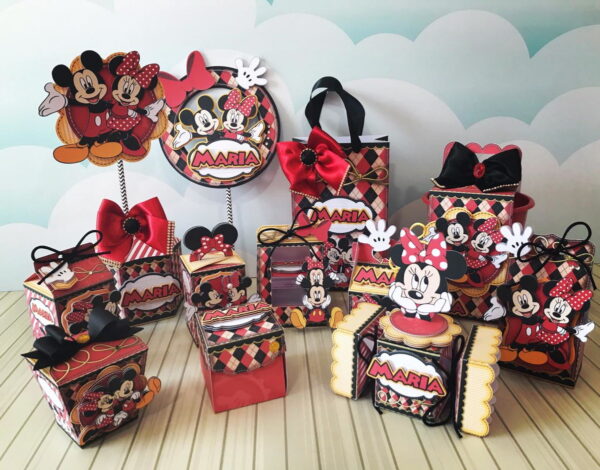 Arquivo de Corte Minie e Mickey - STUDIO/PDF/PNG