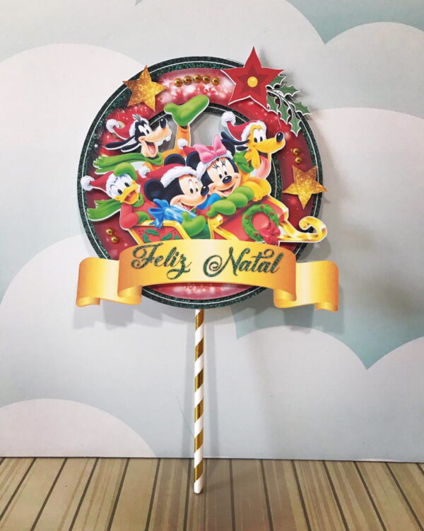 Arquivo de Corte Natal Mickey e Minnie - Arquivo Digital