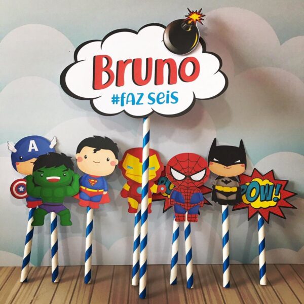 Arquivo de Corte Super Heróis -STUDIO/PDF/PNG