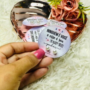 arquivo de corte tag brinco studio rosa com flores