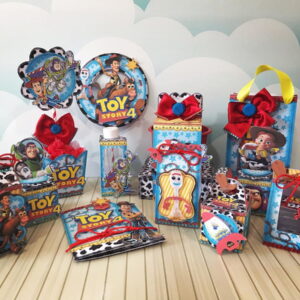 Kit Digital Festa Toy Story com Topo de Bolo e Convites 12 arquivo de corte toystore studio pdf png