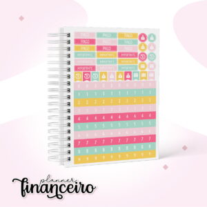 arquivo digital adesivos planner financeiro