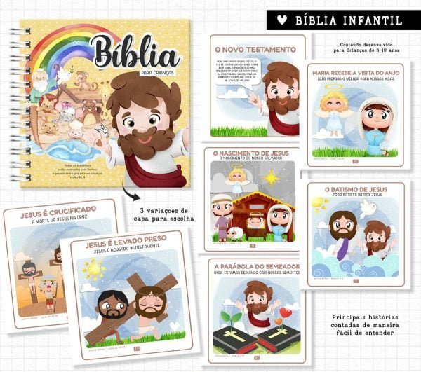 Arquivo Digital Bíblia Ilustrada Para Crianças Histórias Pdf