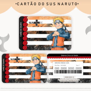 arquivo digital do cartao sus naruto para imprimir