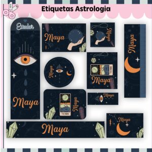 Arquivo Digital Etiquetas Escolares Astrologia