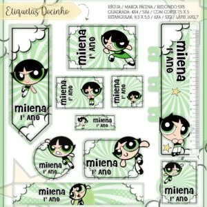 Arquivo Digital Etiquetas Escolares Docinho