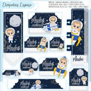 Arquivo Digital Etiquetas Escolares Espaço
