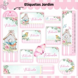 Arquivo Digital Etiquetas Escolares Jardim V2