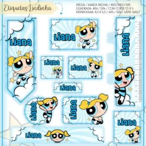 Arquivo Digital Etiquetas Escolares Lindinha