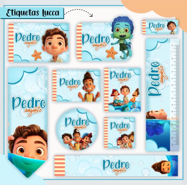 Arquivo Digital Etiquetas Escolares Luca