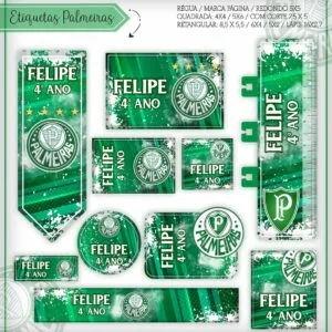 Arquivo Digital Etiquetas Escolares Palmeiras