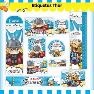 Arquivo Digital Etiquetas Escolares Thor