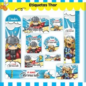 Arquivo Digital Etiquetas Escolares Thor