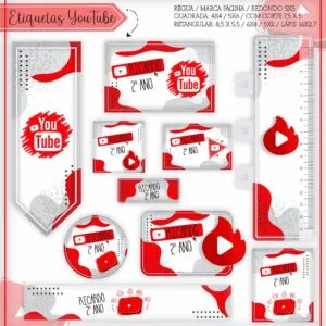 Arquivo Digital Etiquetas Escolares Youtube