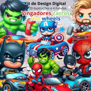 Arquivo Digital Imagens Vingadores Hot Wheels PNG
