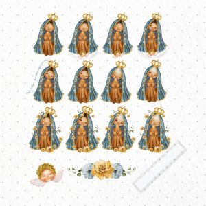 Arquivo Digital Nossa Senhora Aparecida Santinhos Católicos