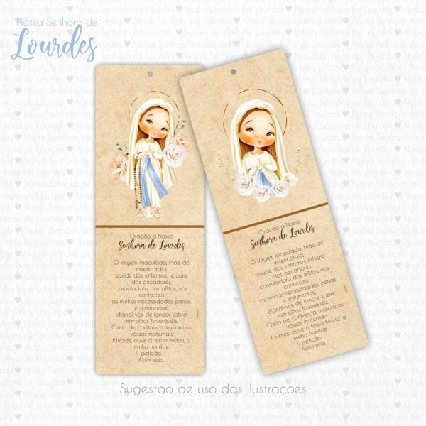 Arquivo Digital Nossa Senhora De Lourdes Santinhos Católicos