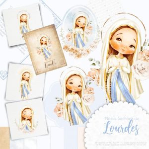 Arquivo Digital Nossa Senhora De Lourdes Santinhos Católicos