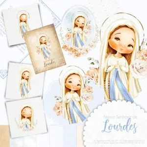 Arquivo Digital Nossa Senhora De Lourdes Santinhos Católicos 19 Arquivo Digital Nossa Senhora De Lourdes Santinhos Católicos