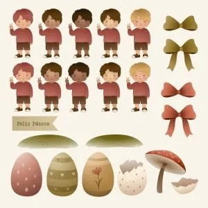 Arquivo Digital Páscoa Cute Imagens Png Scrapbook Imprimir 14 Arquivo Digital Páscoa Cute Imagens Png Scrapbook Imprimir