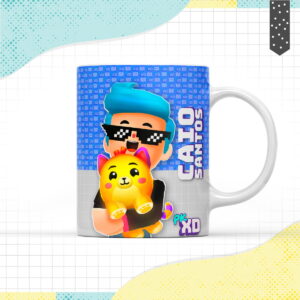 arquivo digital pkxd menino para caneca em png