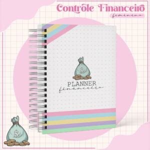 Arquivo Digital Planner Financeiro Feminino