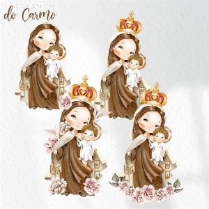 Arquivo Digital Santinhos Católicos Nossa Senhora do Carmo