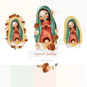 Arquivo Digital Santinhos Católicos Nossa Senhora Guadalupe