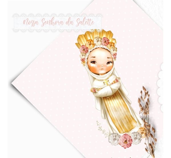 Arquivo Digital Santinhos Católicos Nossa Senhora La Salette