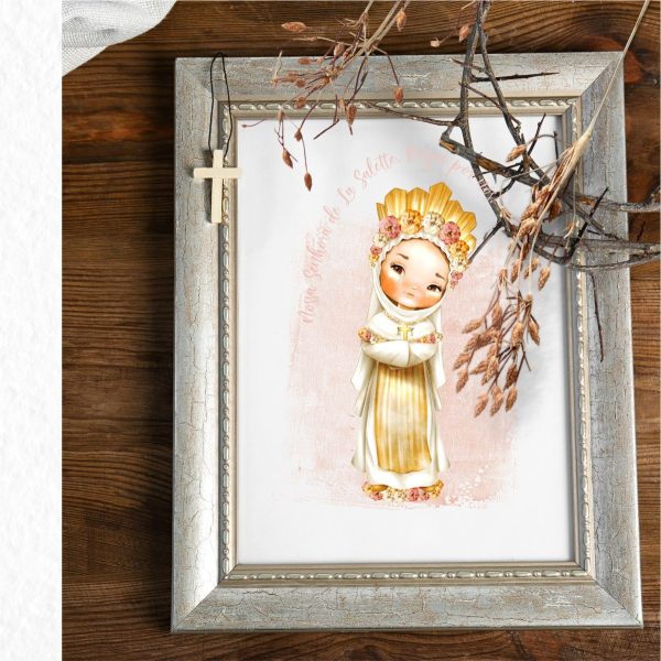 Arquivo Digital Santinhos Católicos Nossa Senhora La Salette