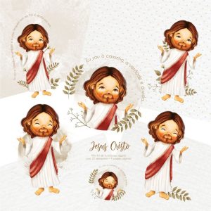 Arquivo Digital Santinhos Jesus Religião Católica Papelaria