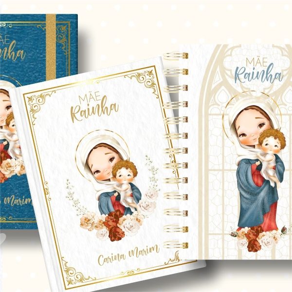 Arquivo Digital Santinhos Mãe Rainha Ilustrações Católicas