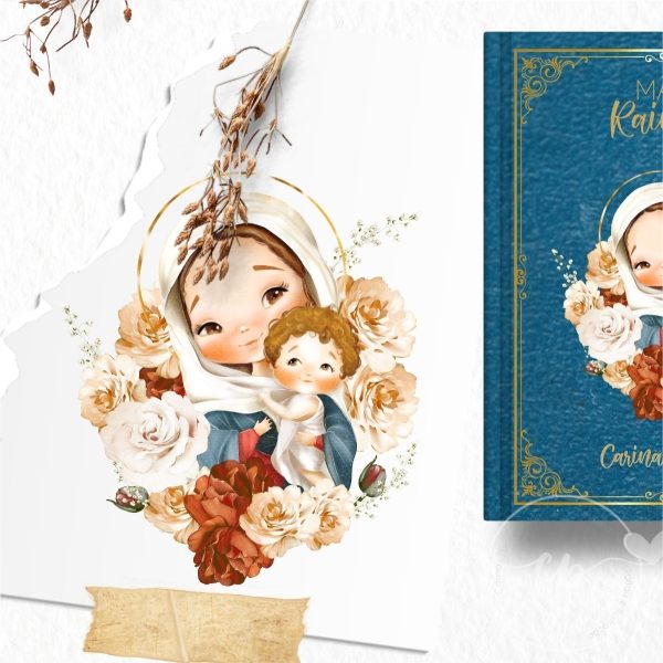 Arquivo Digital Santinhos Mãe Rainha Ilustrações Católicas