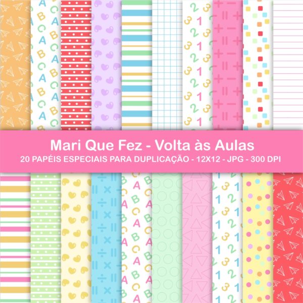 Arquivo Digital Volta às Aulas Bonequinhos Embalagens Fofas