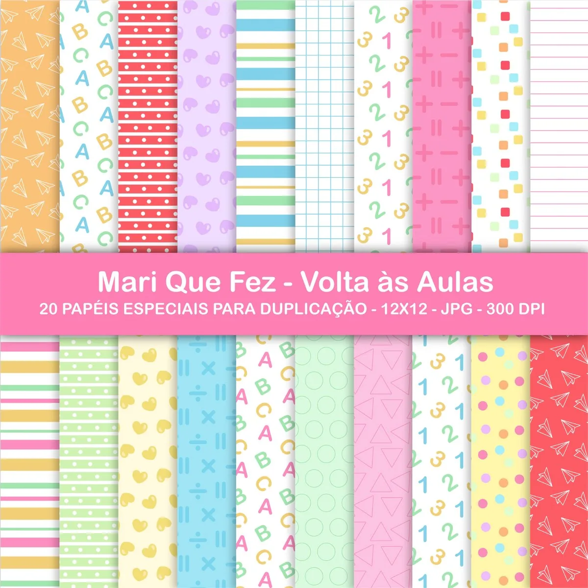 Arquivo Digital Volta às Aulas Bonequinhos Embalagens Fofas