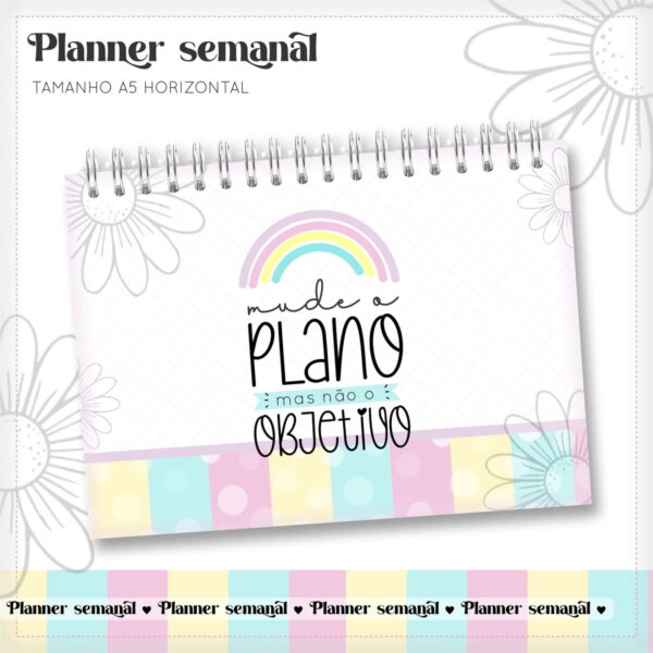 Arquivo Encadernação Planner Semanal