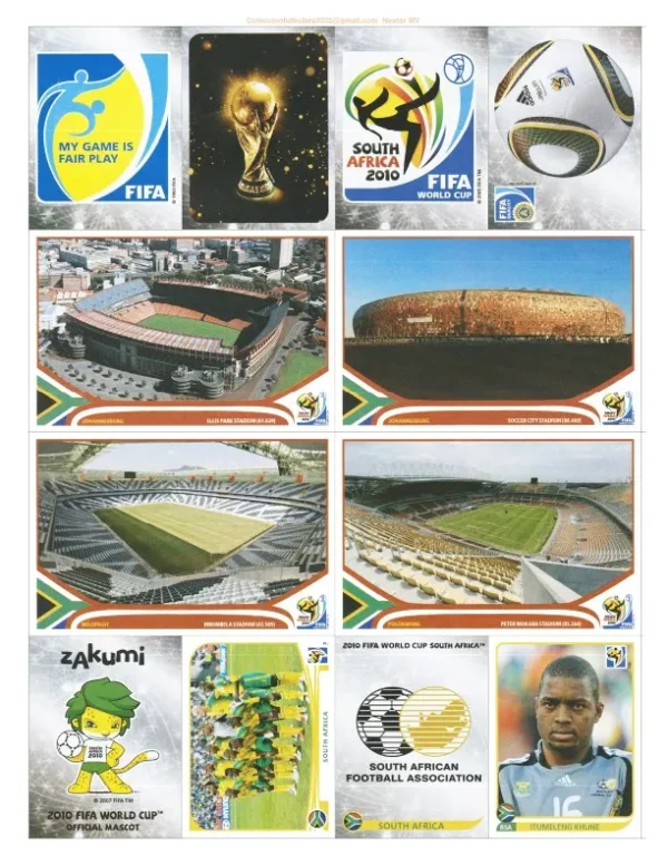 Arquivo Imprimir Todas Figurinhas Copa Do África Do Sul 2010