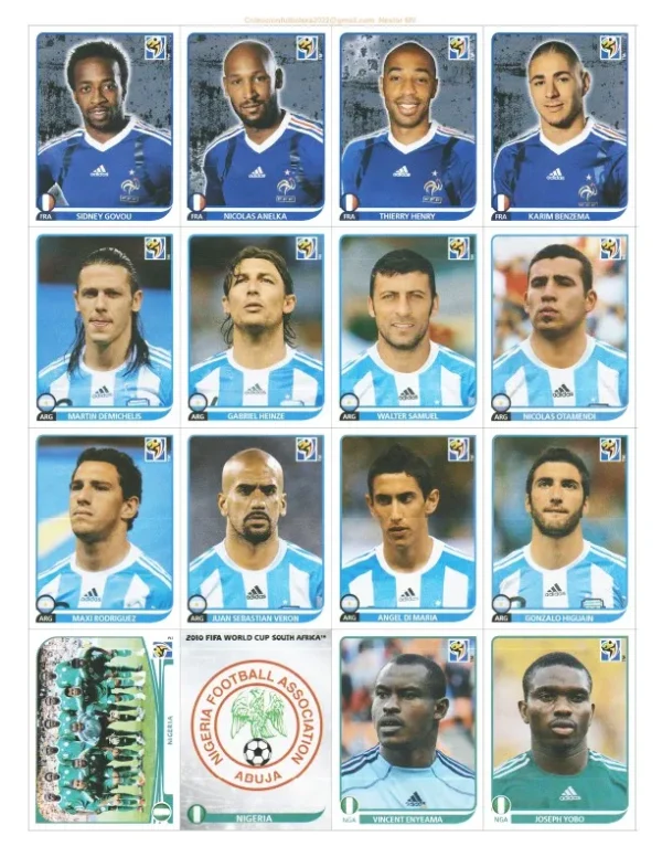 Arquivo Imprimir Todas Figurinhas Copa Do África Do Sul 2010