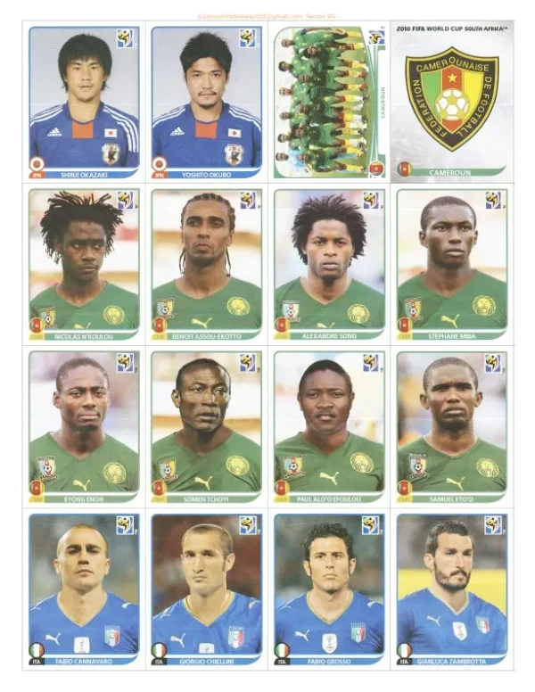 Arquivo Imprimir Todas Figurinhas Copa Do África Do Sul 2010