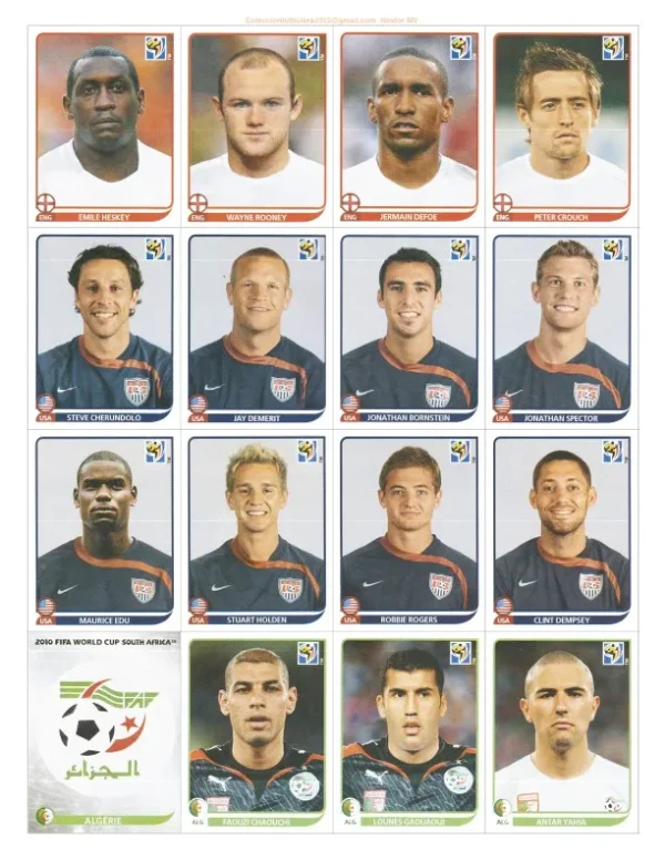 Arquivo Imprimir Todas Figurinhas Copa Do África Do Sul 2010