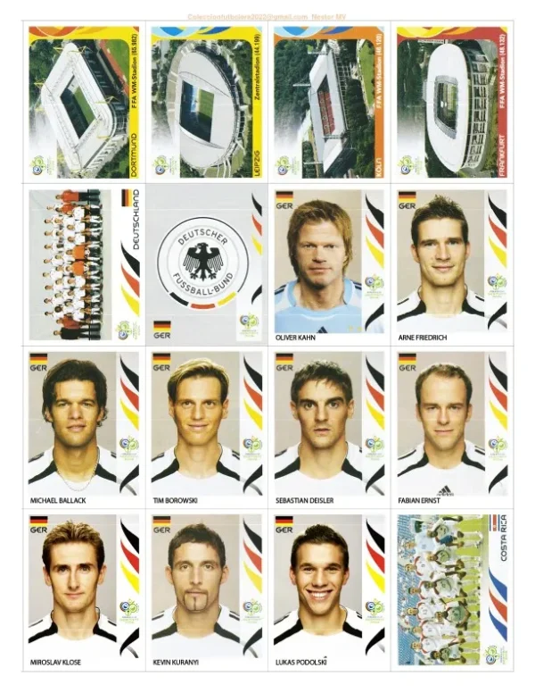 Arquivo Imprimir Todas Figurinhas Copa Mundo Alemanha 2006
