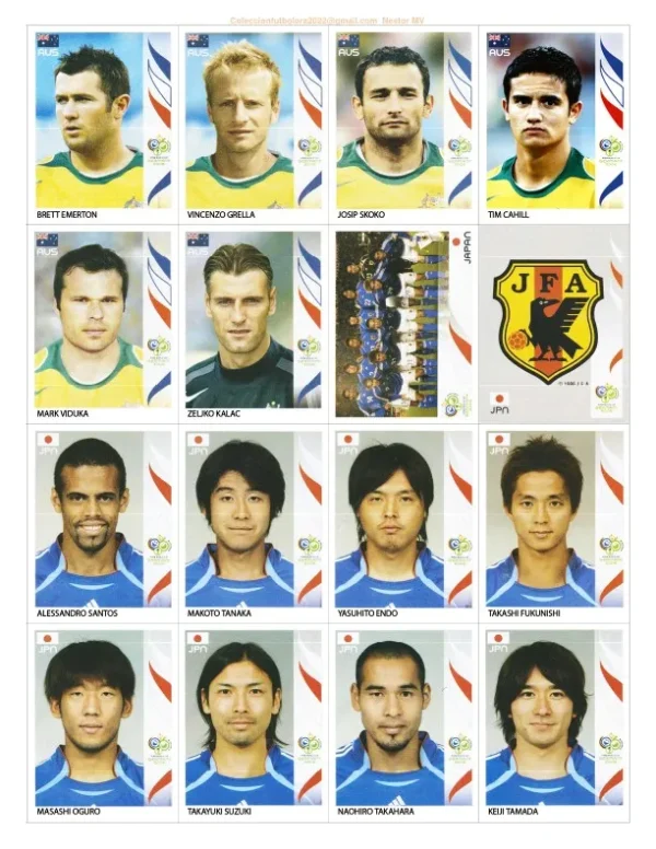Arquivo Imprimir Todas Figurinhas Copa Mundo Alemanha 2006
