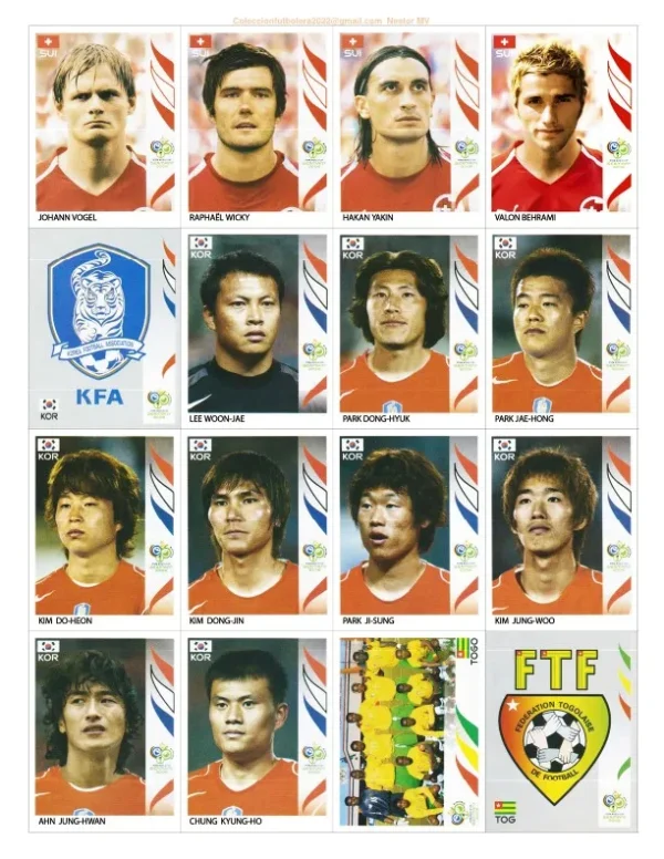 Arquivo Imprimir Todas Figurinhas Copa Mundo Alemanha 2006