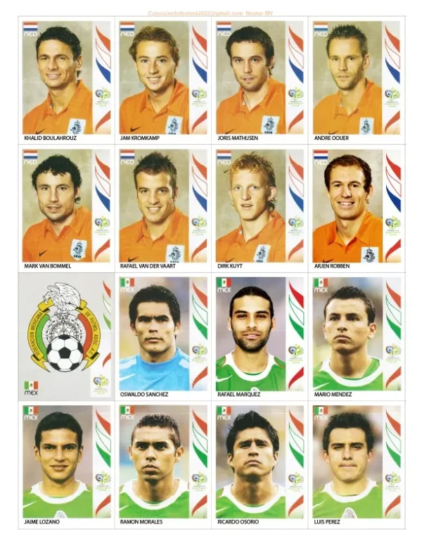 Arquivo Imprimir Todas Figurinhas Copa Mundo Alemanha 2006