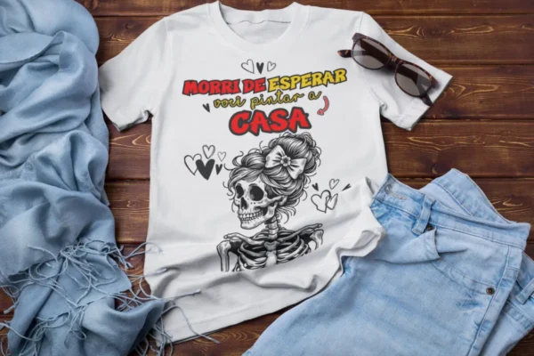 Arquivo PNG Artes Camisa: Espera por Namorado com Humor
