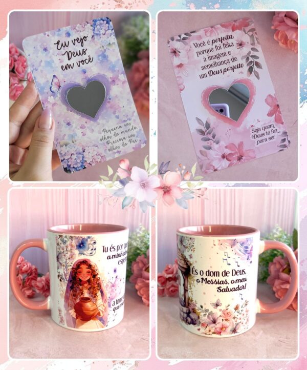 Arquivos de Corte Mimos Forte & Corajosa Papelaria Cristã