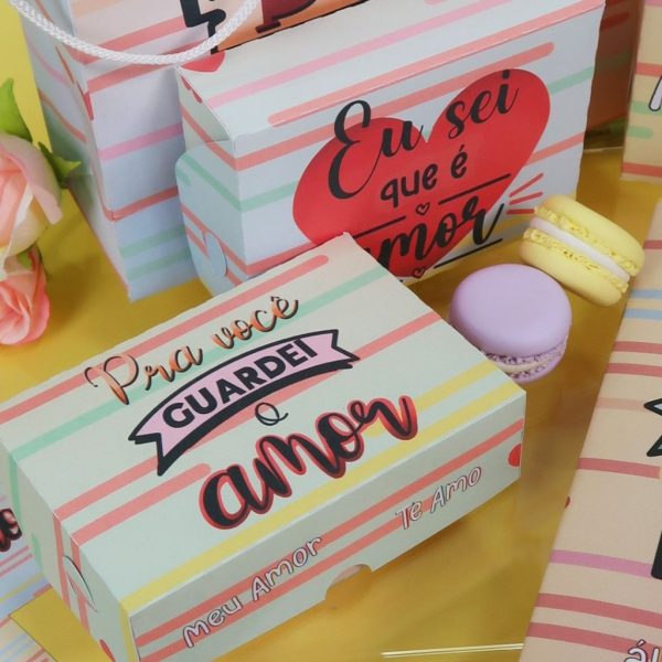Arquivos Digitais Dia Dos Namorados Álbum Caixinha Mimos