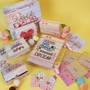 Arquivos Digitais Dia Dos Namorados Álbum Caixinha Mimos