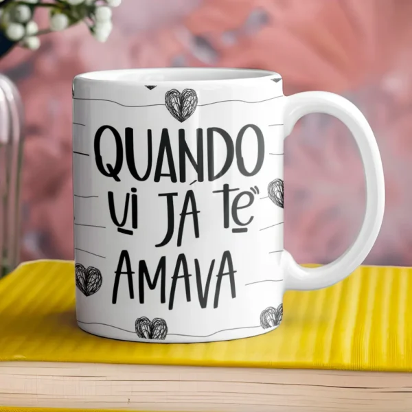Arquivos Editáveis de Canecas Românticas para Namorados